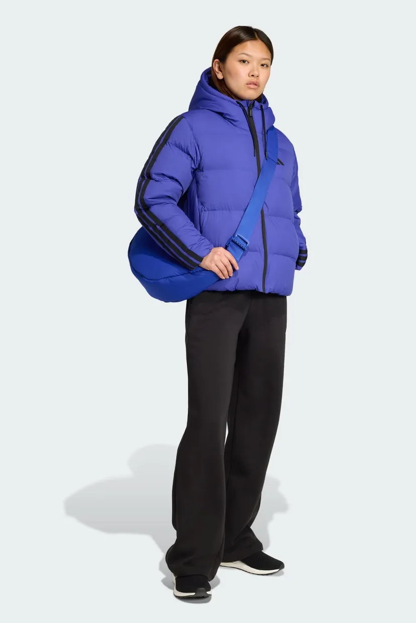 Жіночий фіолетовий пуховик Essentials Climawarm 3-Stripes adidas