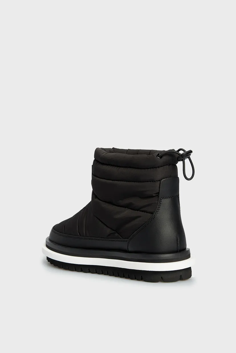 Женские черные дутики TJW PADDED FLAT BOOT 5