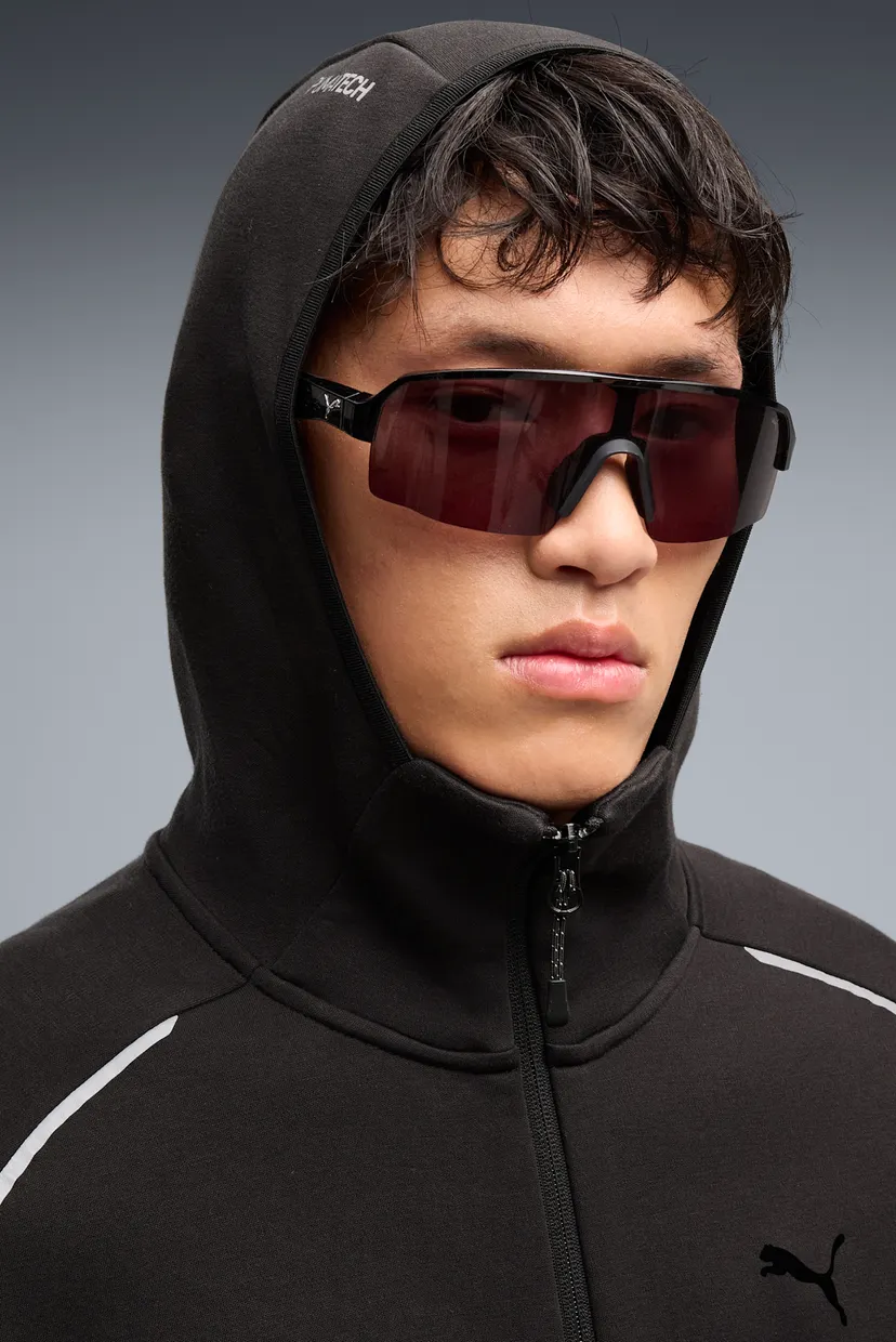 Мужское черное худи PUMATECH Relaxed Full-Zip Hoodie Men 4