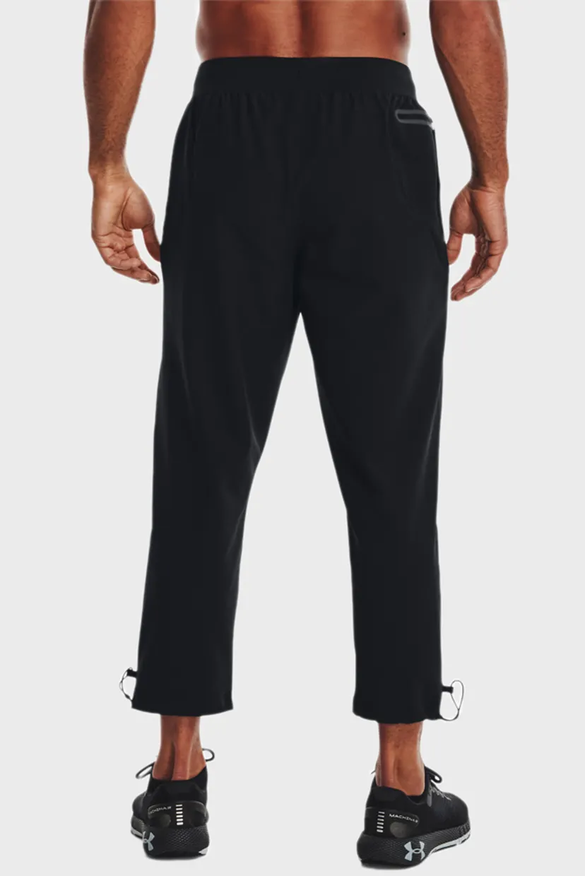 Чоловічі чорні спортивні штани UA Unstoppable Crop Pant 3