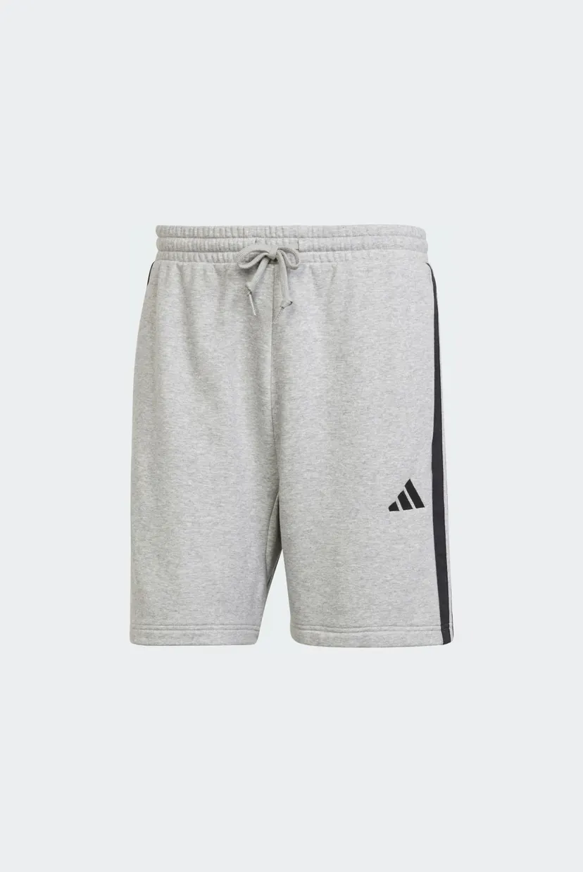 Чоловічі світло-сірі шорти Essential 3-Stripes French Terry 6
