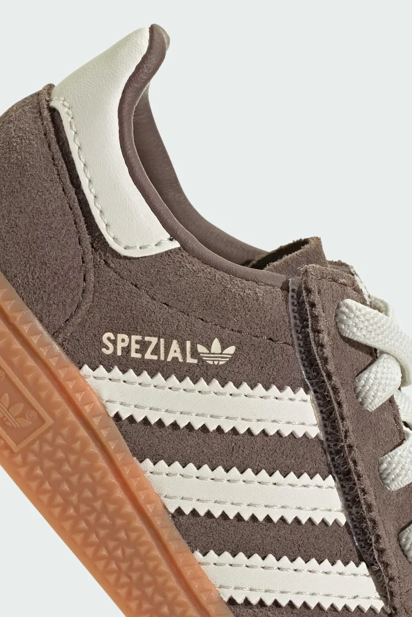 Дитячі коричневі замшеві снікерси Handball Spezial Comfort Closure Elastic Lace Kids 9