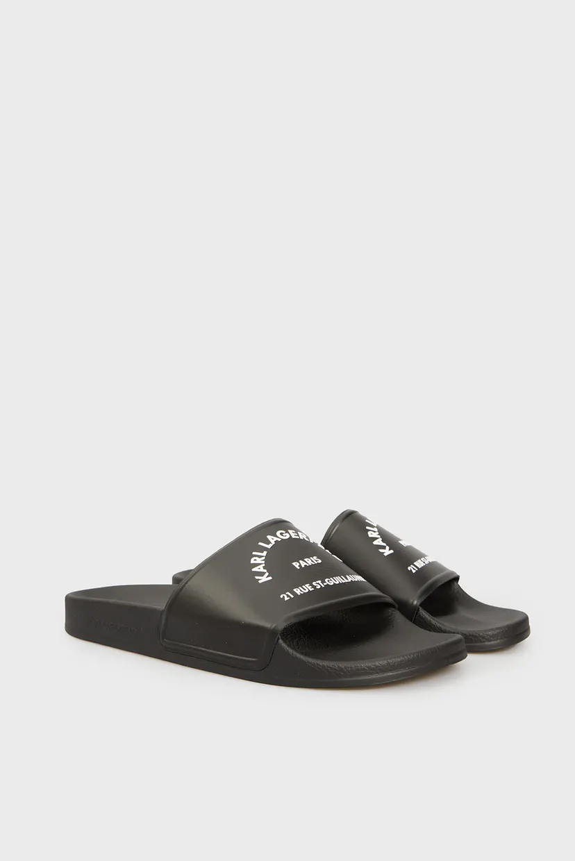 Женские черные слайдеры KONDO 2.0 MAISON KARL SLIDE 3