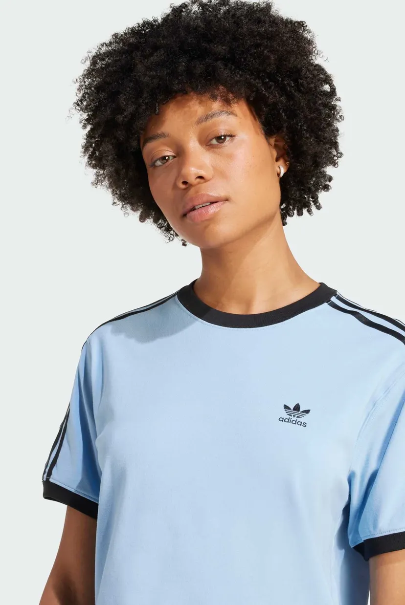 Женская голубая футболка 3-Stripes Baby 5