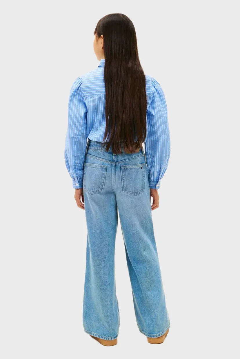 Дитячі блакитні джинси MABEL WIDE LEG LIGHT 3