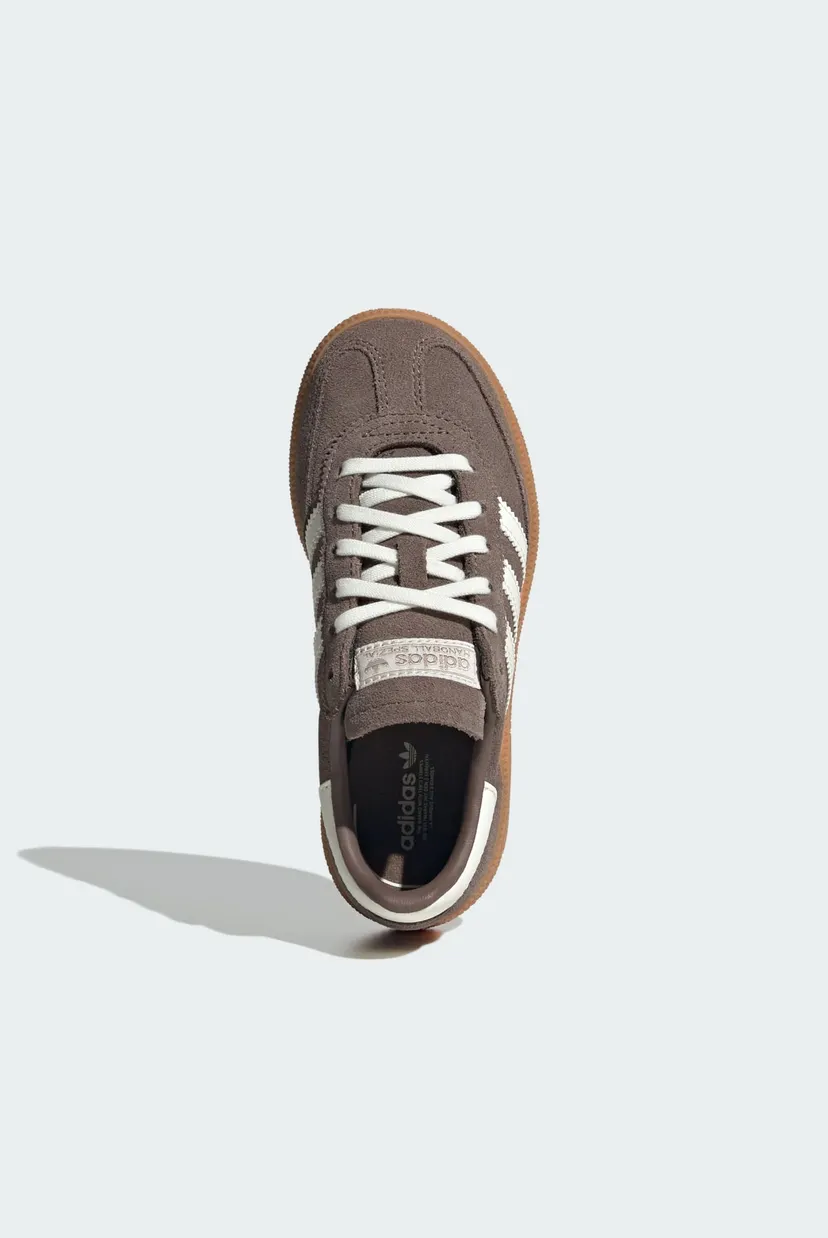 Детские коричневые замшевые сникерсы Handball Spezial Kids 7