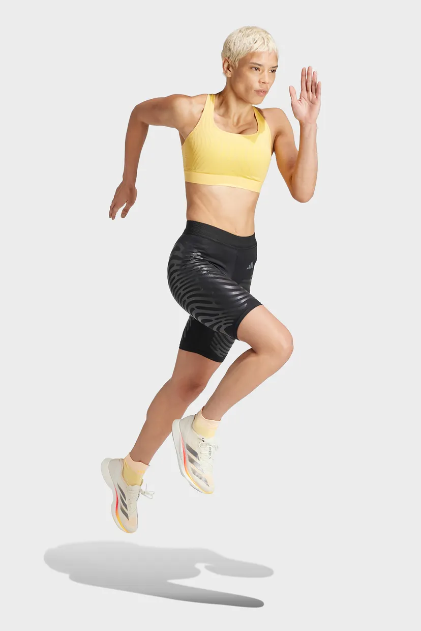 Жіночі чорні велосипедки з візерунком Adizero Control adidas