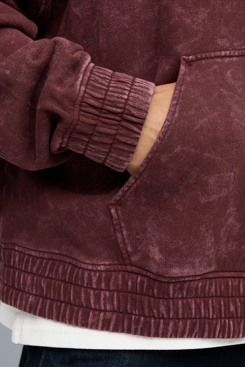 Бордове худі FUTURE.PUMA.ARCHIVE Boxy Washed Hoodie Unisex (унісекс) 7