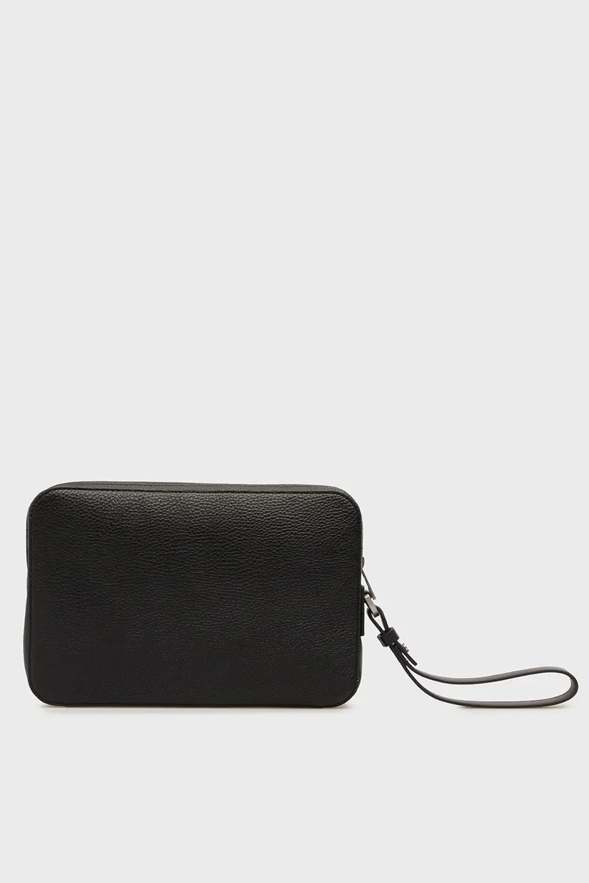 Чоловіча чорна борсета CENTRAL POUCH 4