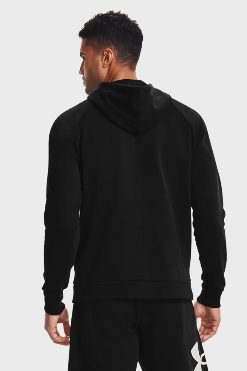 Чоловіче чорне худі UA Rival Fleece Big Logo HD 3