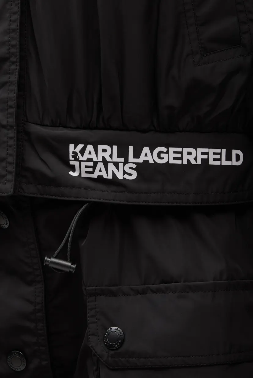 Жіночий чорний плащ 2в1 KLJ TRANSFORMABLE COAT 3