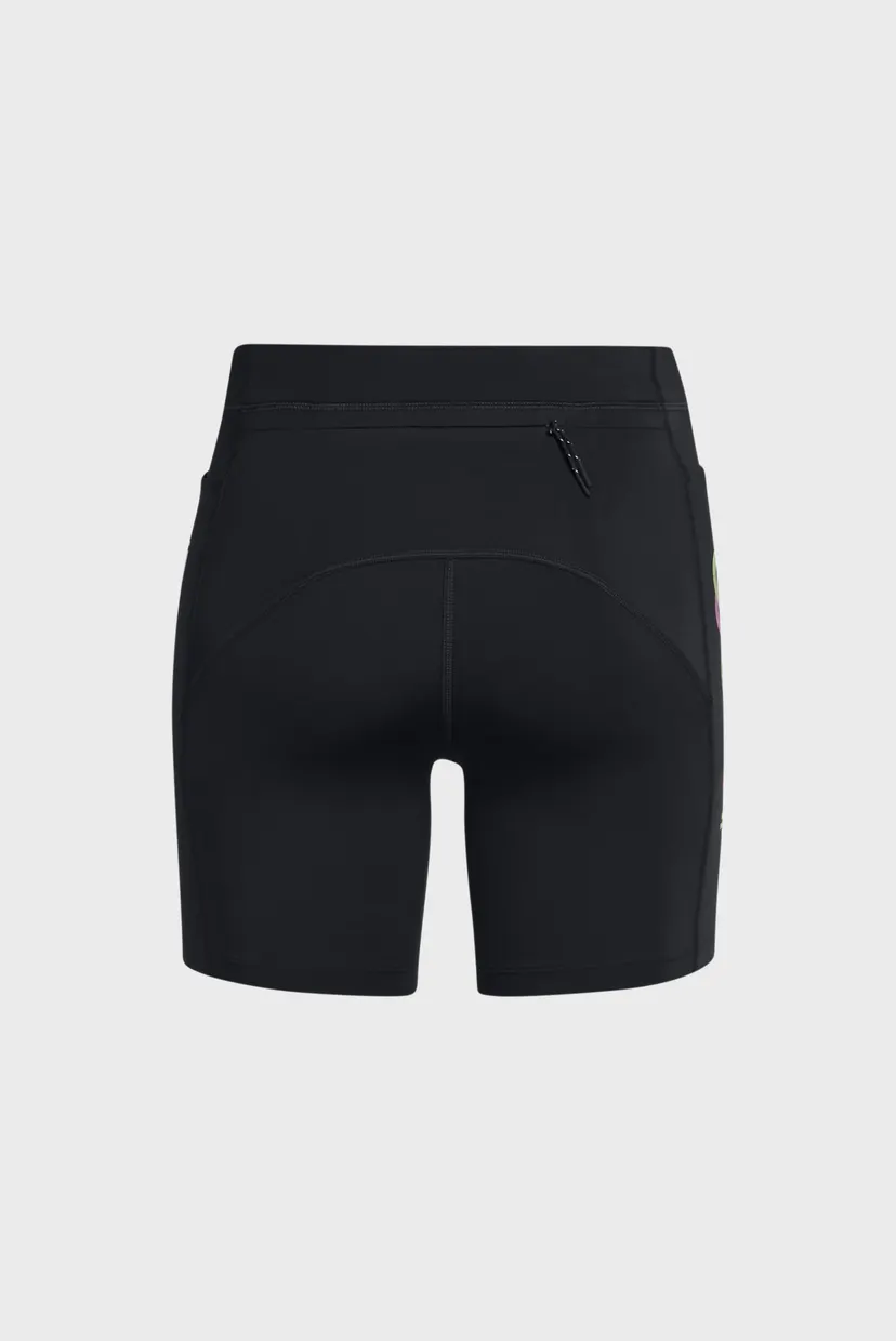 Жіночі чорні велосипедки UA Run Anywhere Shorts 7