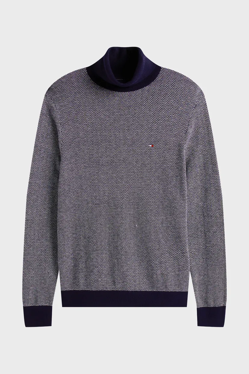 Мужской гольф с узором HERRINGBONE 5