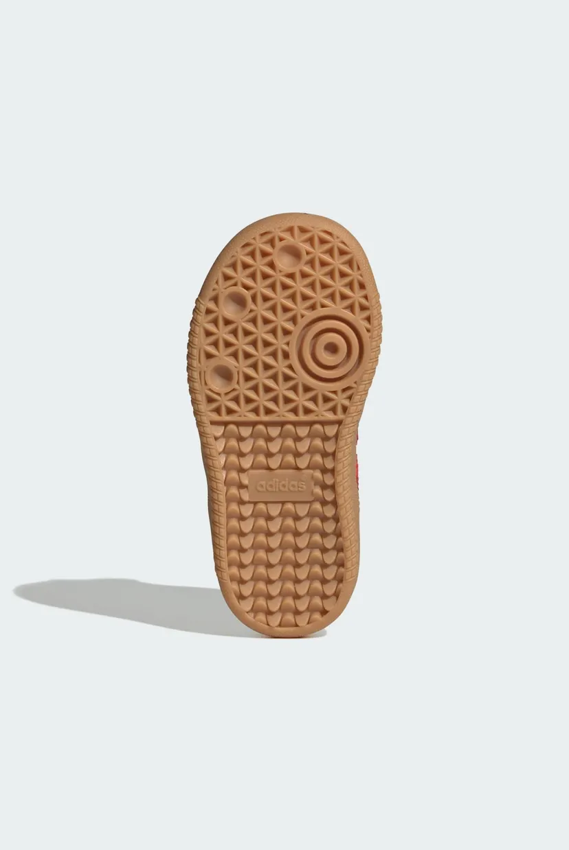 Дитячі білі шкіряні снікерси ADIDAS DISNEY SAMBA OG COMFORT CLOSURE ELASTIC LACE 3