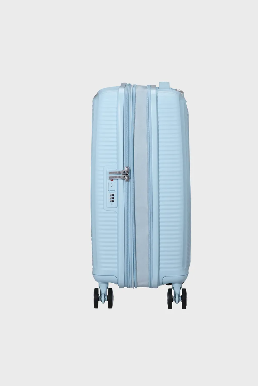 Голубой чемодан 55 см SOUNDBOX PASTEL BLUE 6