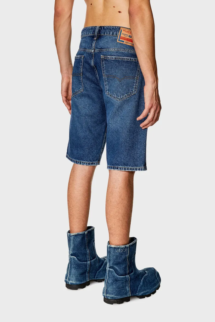 Чоловічі сині джинсові шорти SLIM-SHORT 3