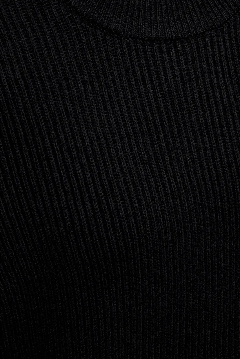 Женский черный шерстяной свитер MERINO BOXY CREW SWTR 3