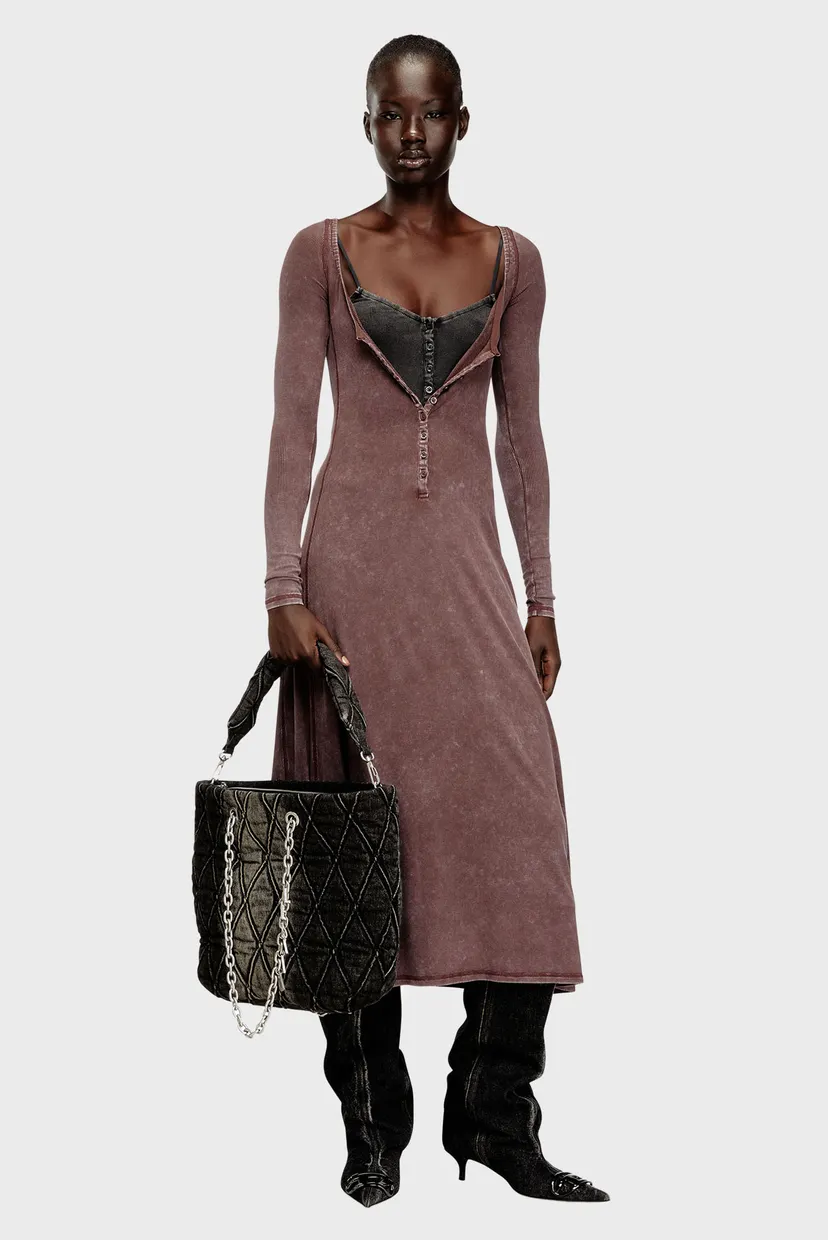 Женская черная джинсовая сумка CHARM-D SHOPPER M SHOPPING BAG Женская черная джинсовая сумка CHARM-D SHOPPER M SHOPPING BAG