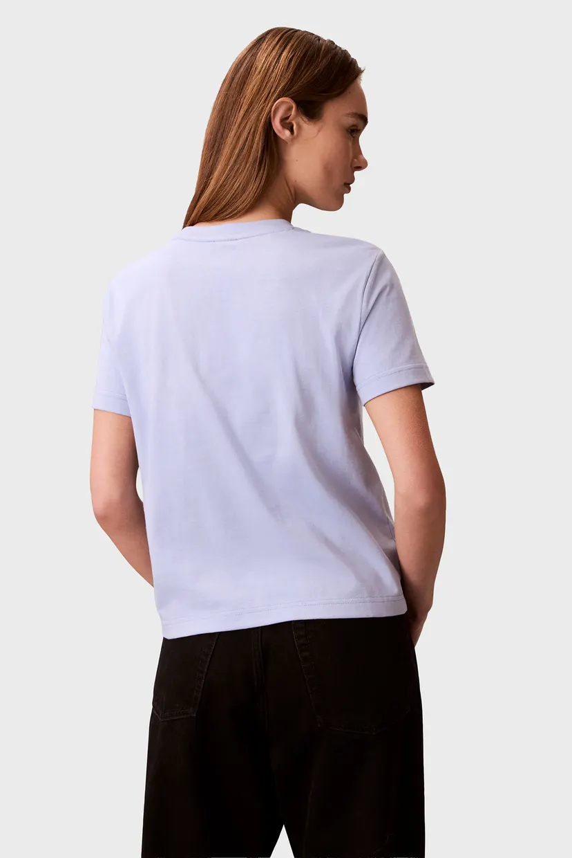 Женская голубая футболка LOGO GRAPHIC TEE 4
