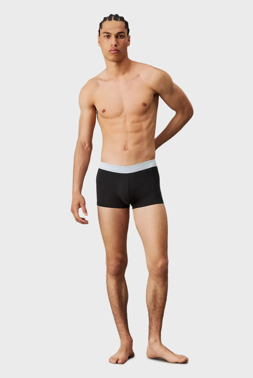 Мужские черные боксеры (5 шт) LOW RISE TRUNK 4
