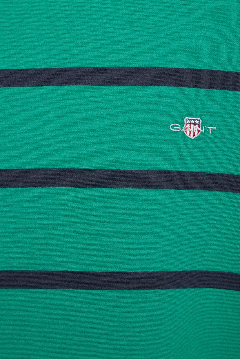 Чоловіча зелена футболка у смужку STRIPED SS 3
