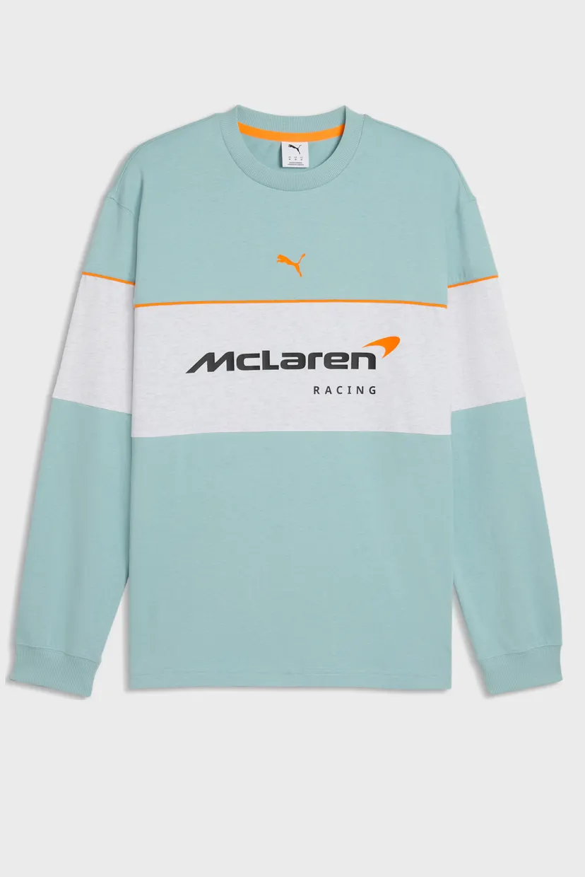 Мужской мятный свитшот McLAREN RACING Lifestyle Relaxed Sweatshirt Men 4