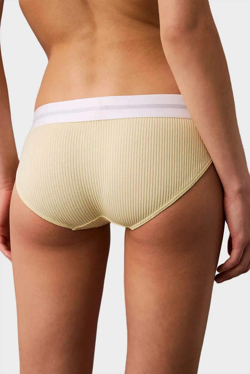 Женские желтые трусики BIKINI 4