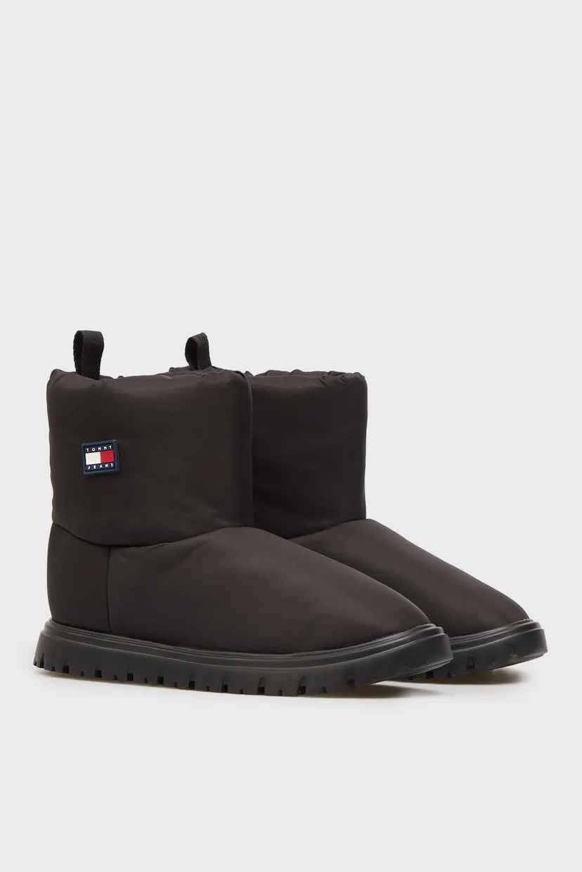 Женские черные дутики SNOW BOOT 3
