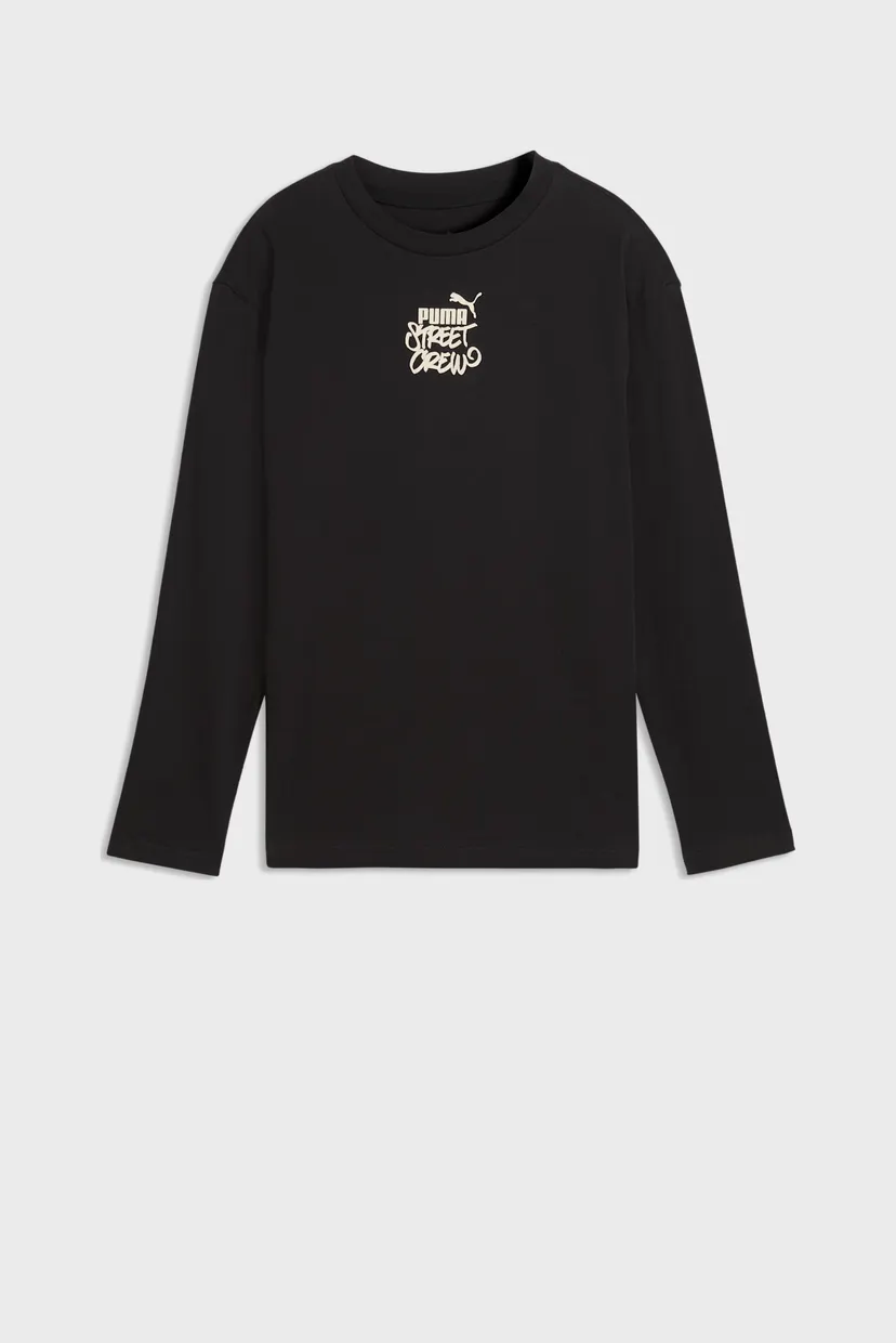 Дитячий чорний лонгслів MID 90s Relaxed Long Sleeve Tee Youth 4