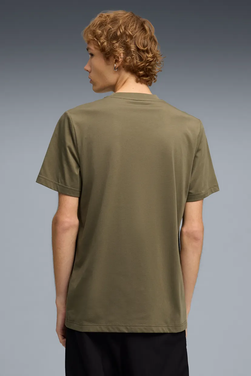 Мужская оливковая футболка PUMATECH Tee Men 3