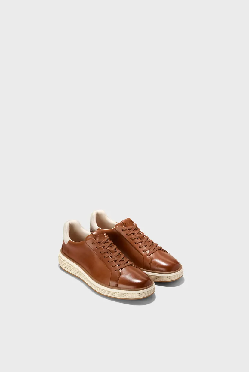 Мужские коричневые кожаные сникерсы GrandPrø Court SKYWEAVE™ Sneaker 5