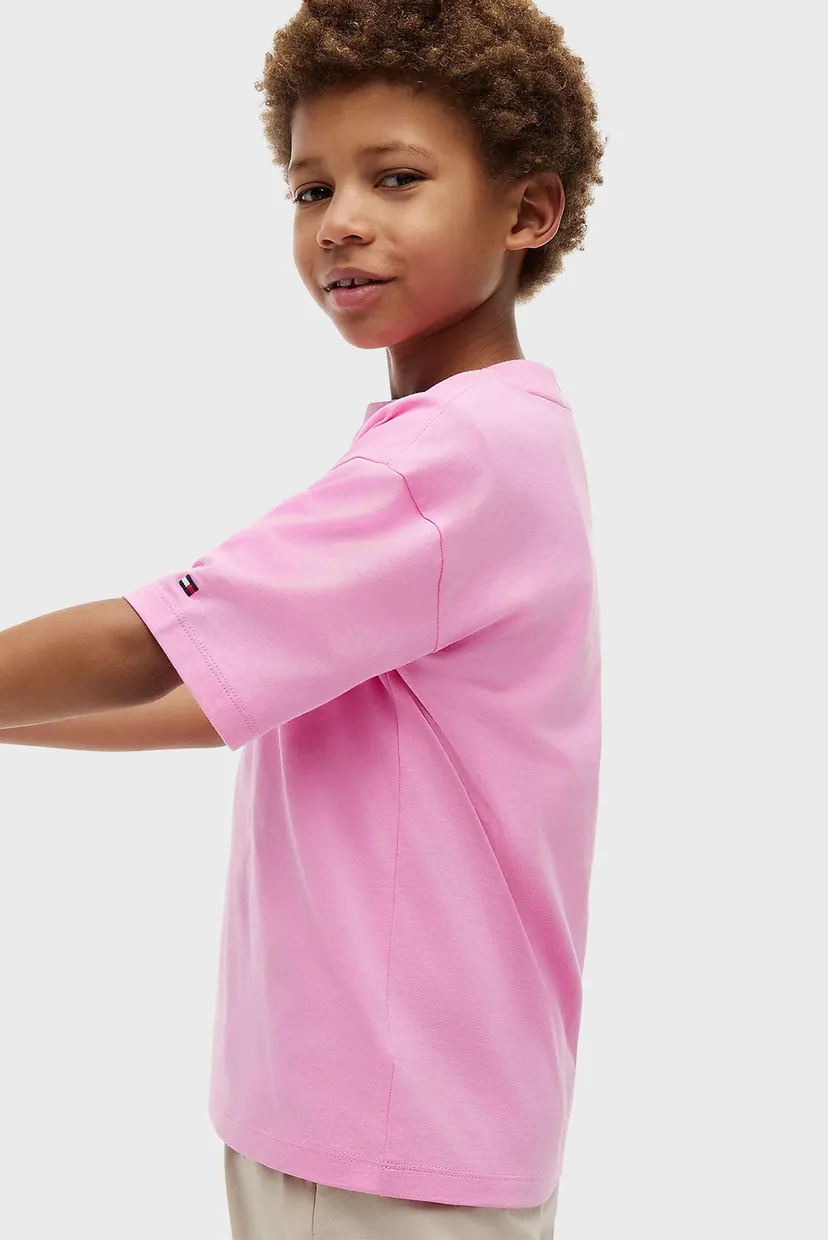 Детская розовая футболка SEASONAL GRAPHIC T-SHIRT SS 4