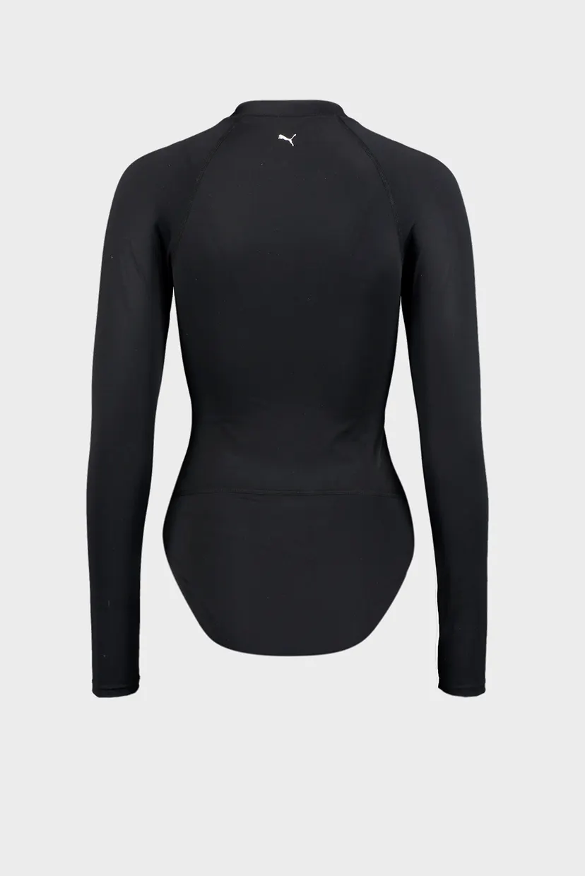 Женский черный гидрокостюм PUMA Swim Women Long Sleeve Surf Suit 7