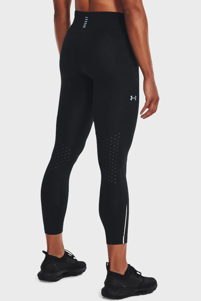 Женские черные тайтсы UA Fly Fast 3.0 Ankle Tight 3