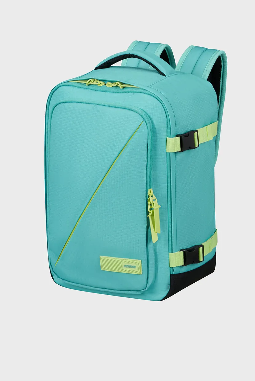Бирюзовый рюкзак TAKE2CABIN DUSTY TURQUOISE/LIME 3