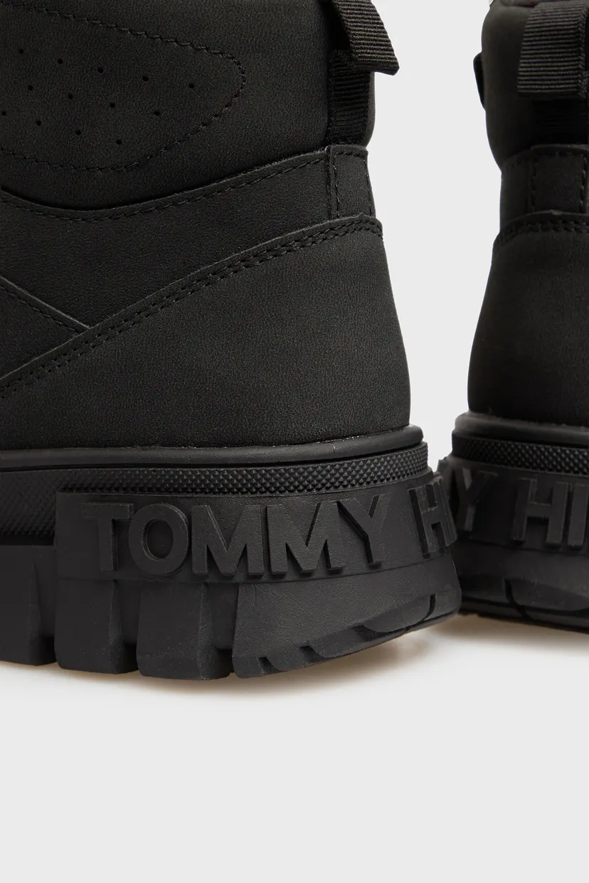 Дитячі чорні черевики LACE-UP 5
