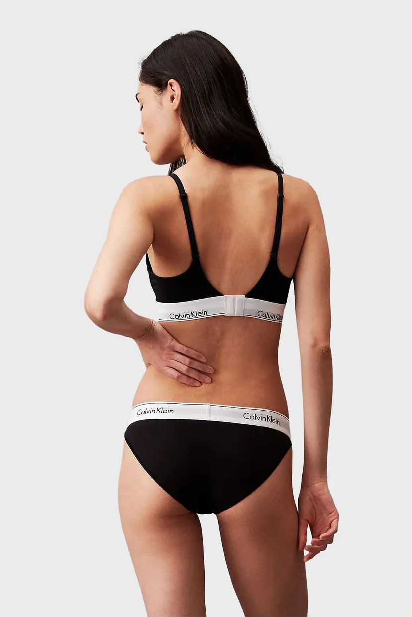 Женский черный бюстгальтер PLUNGE PUSH UP 3