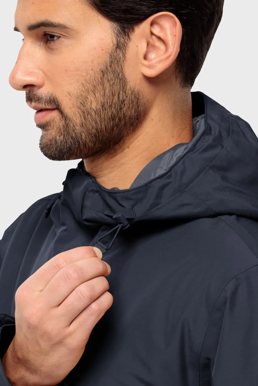 Чоловіча темно-синя парка WINTERLAGER PARKA Jack Wolfskin 1115471