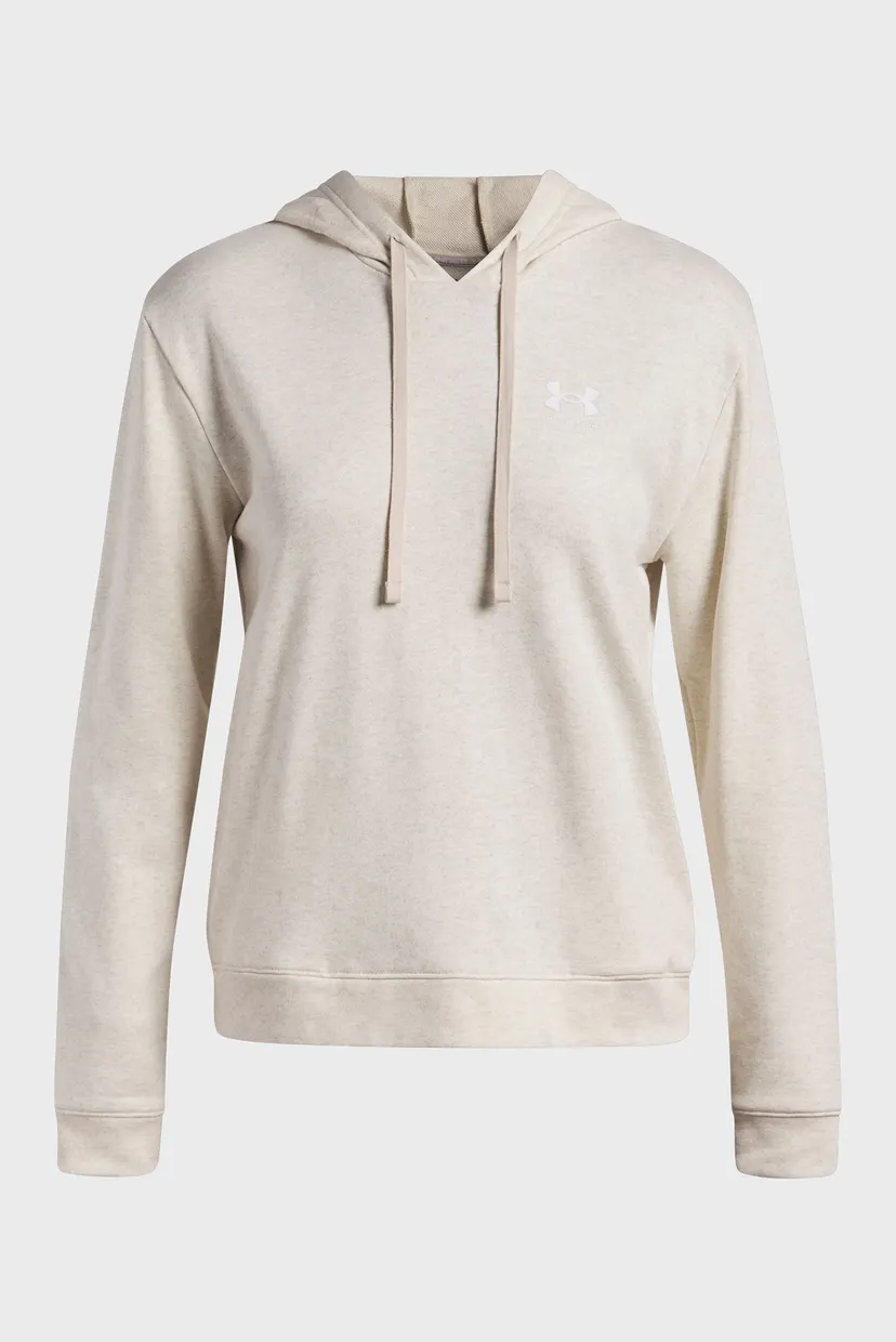 Жіноче біле худі UA Rival Terry Hoodie 3