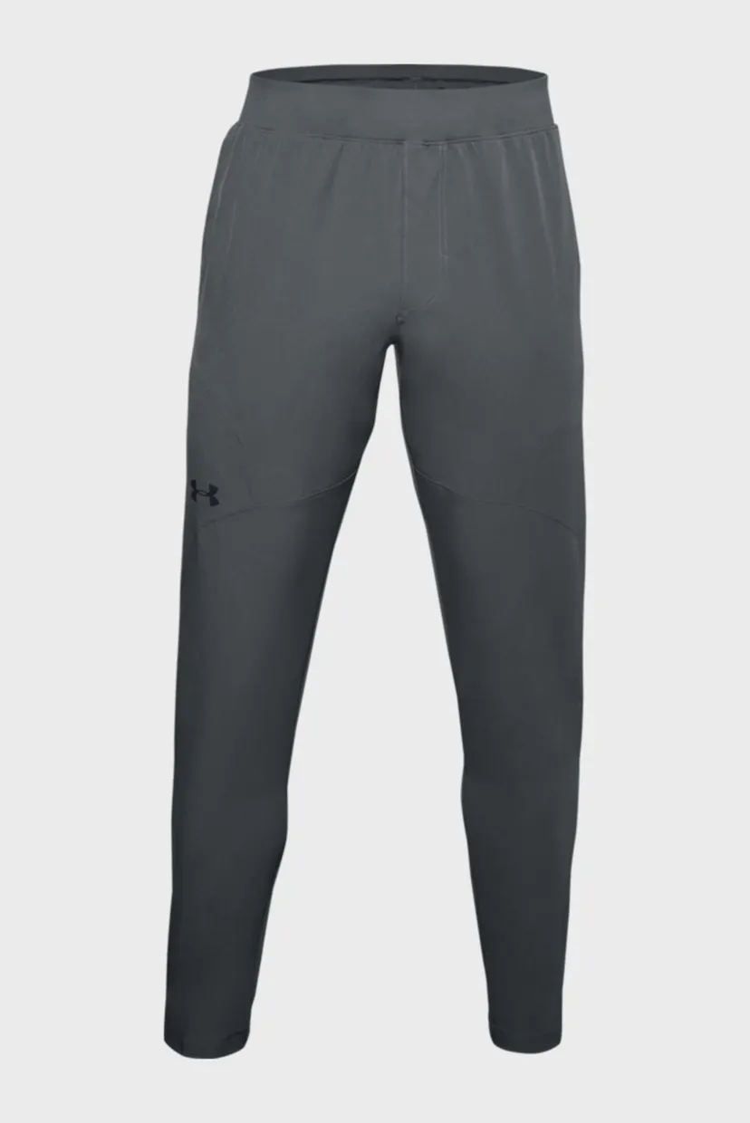 Чоловічі сірі спортивні штани UA UNSTOPPABLE TAPERED 8