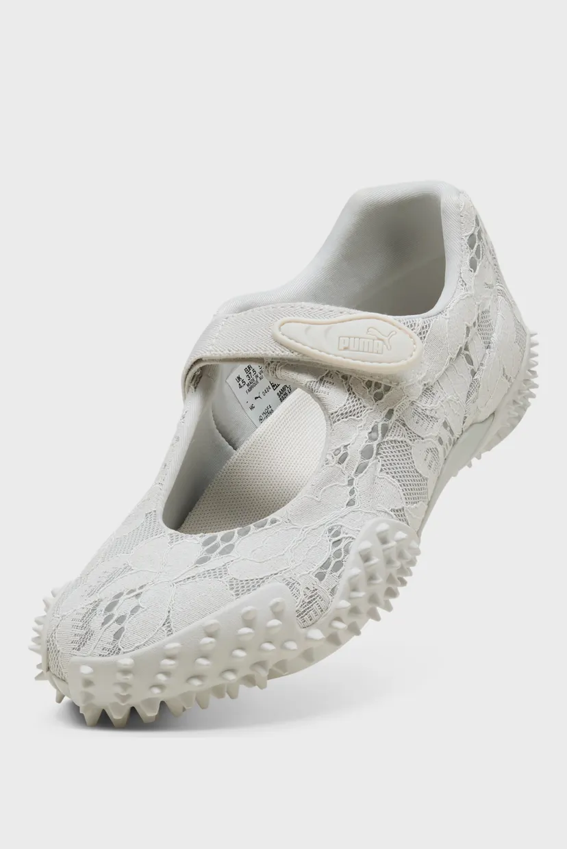 Світло-сірі балетки Mostro Fey Lace Sneakers Unisex 6