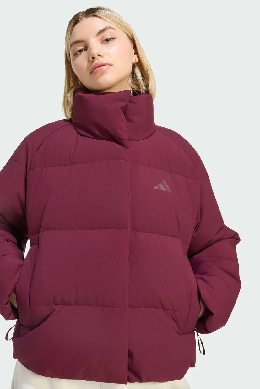 Жіночий бордовий пуховик HELIONIC DOWN PUFFER 4