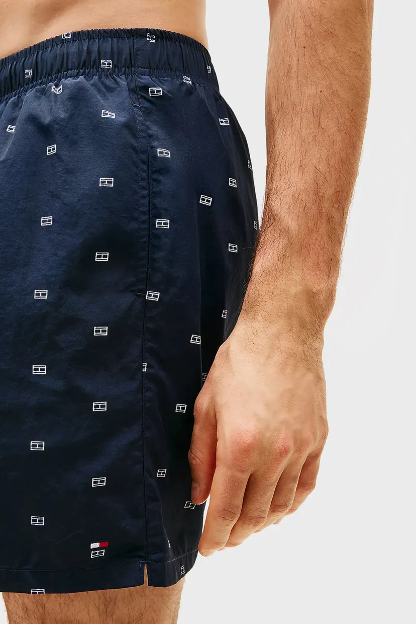 Чоловічі темно-сині плавальні шорти з візерунком MEDIUM DRAWSTRING PRINT 4