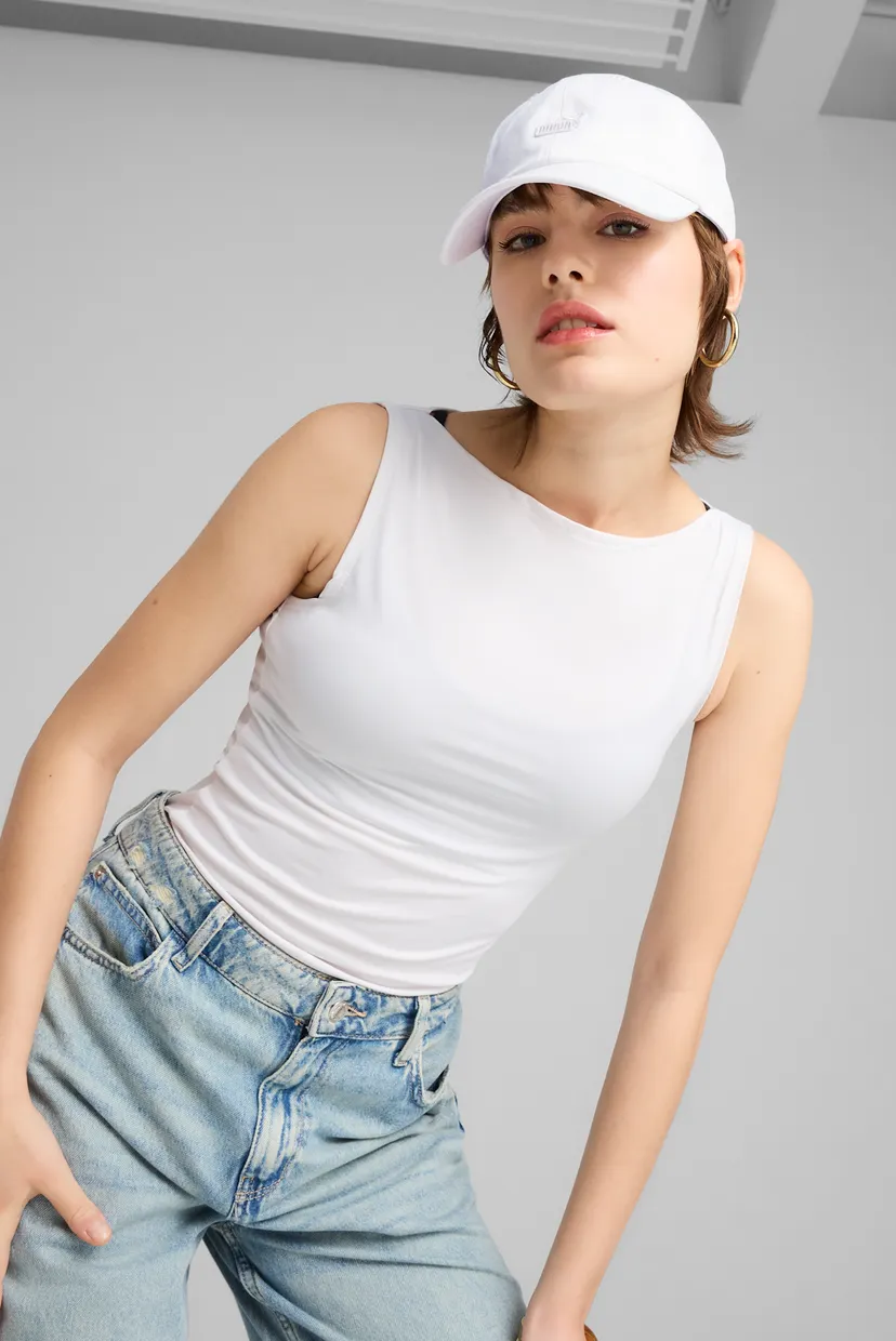 Белая кепка ESS No. 1 Logo Patch Baseball Cap 3
