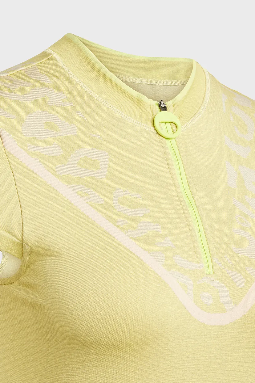 Жіноче жовте поло adidas by Stella McCartney TrueNature Golf 3