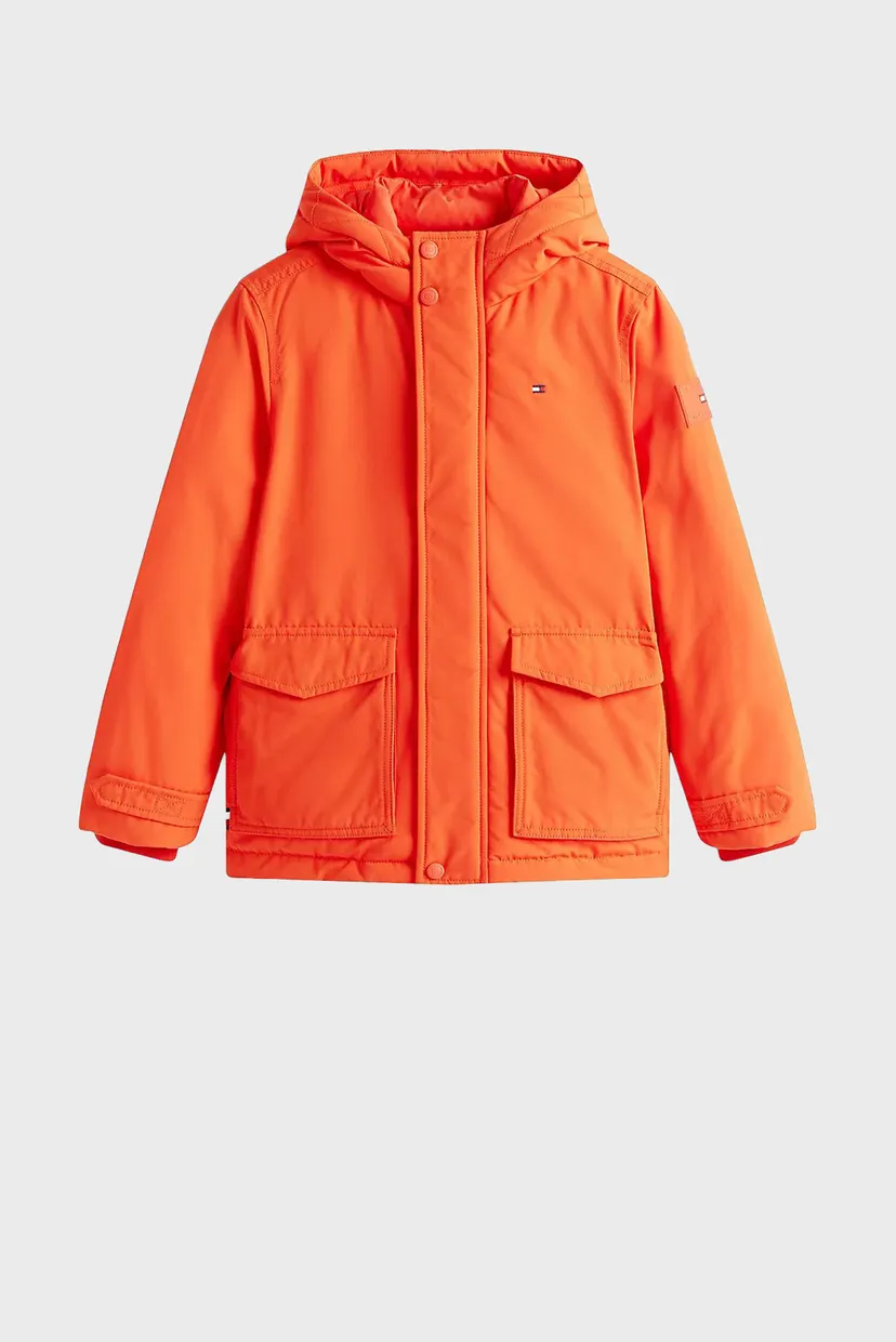 Дитяча помаранчева парка HOODED 6