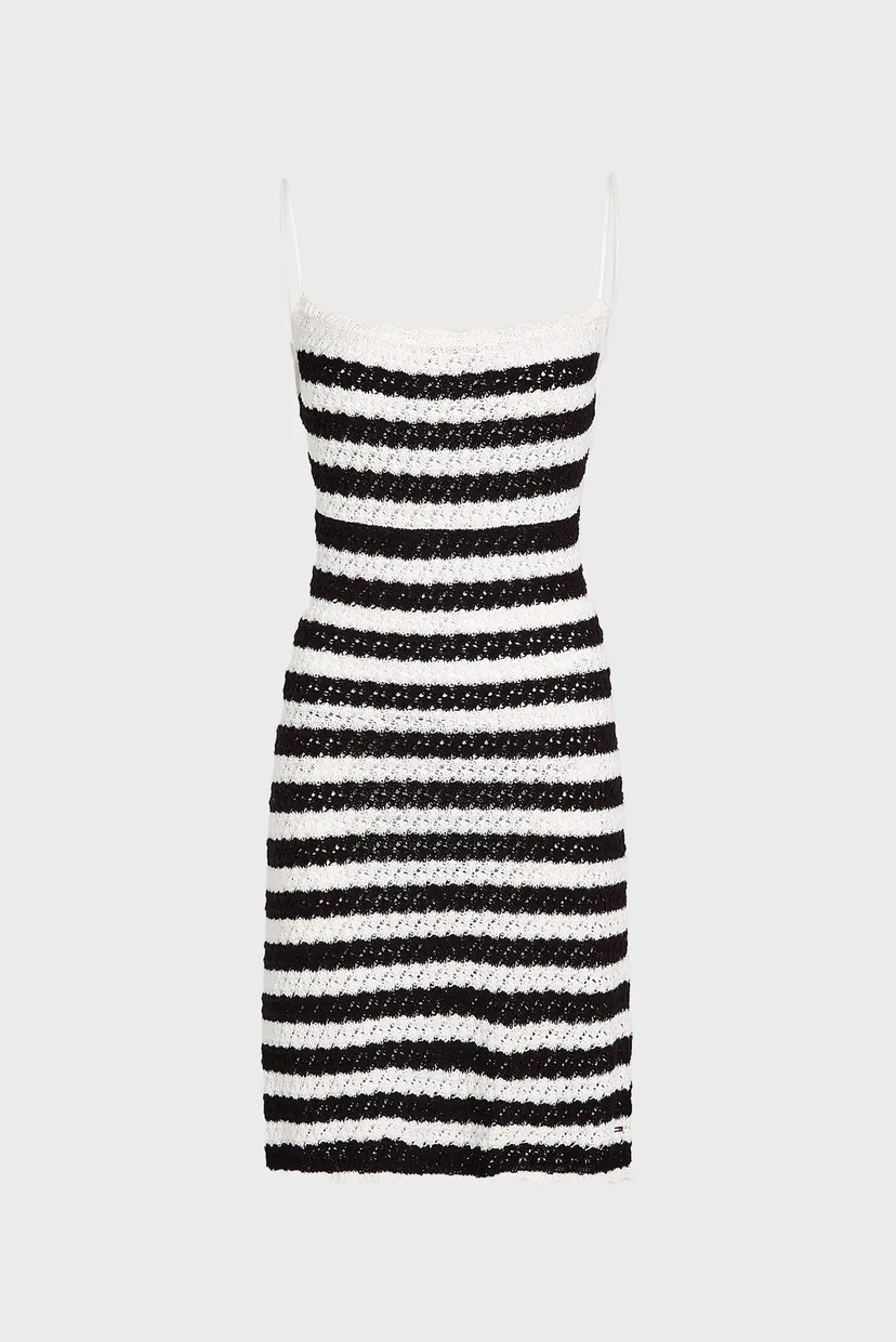 Женское платье в полоску TJW CROCHET STRIPE DRESS 5