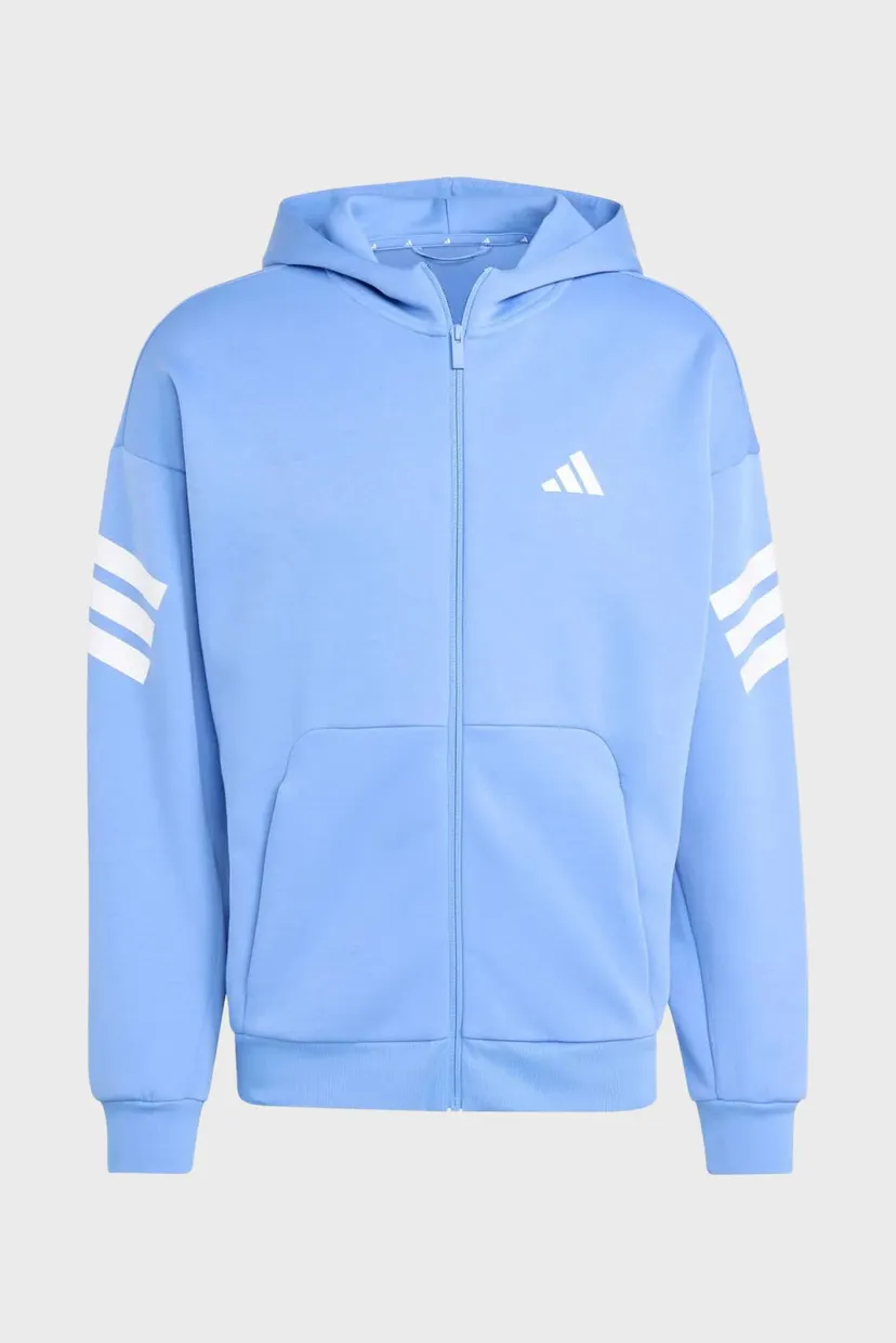 Мужское голубое худи Future Icons 3-Stripes 6