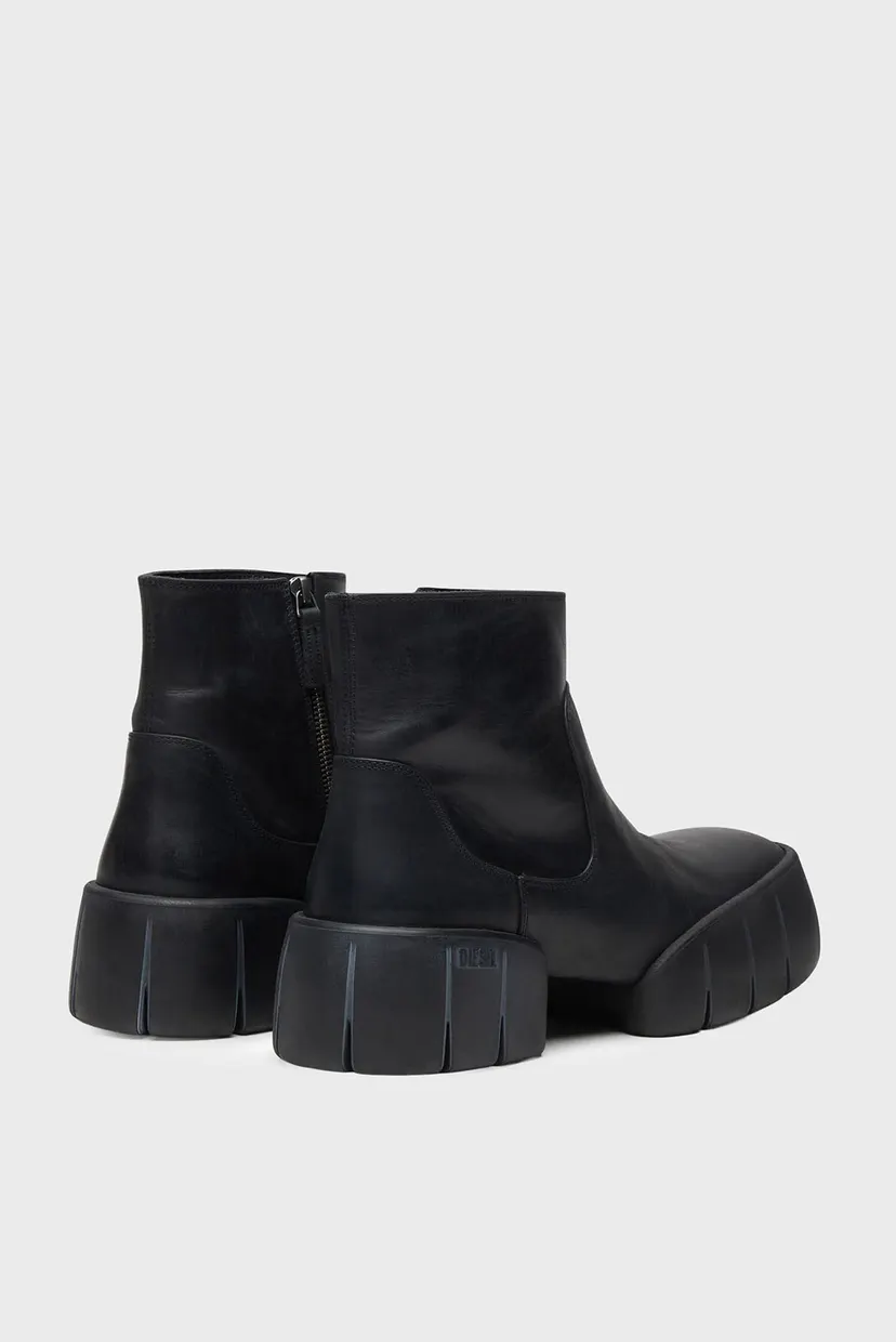 Мужские черные кожаные ботинки TEX / D-TEX BT SHOES 6