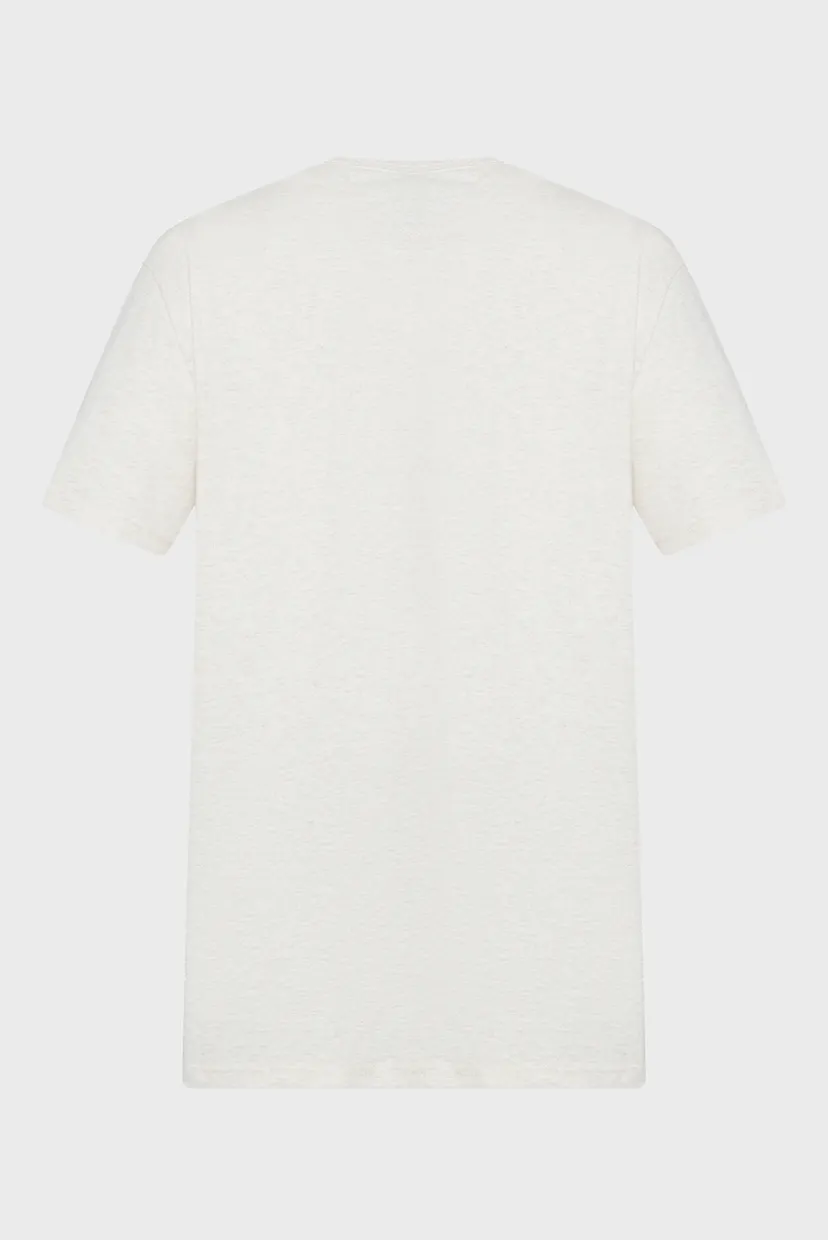 Мужская серая футболка TJM REG POP CREST TEE EXT 7